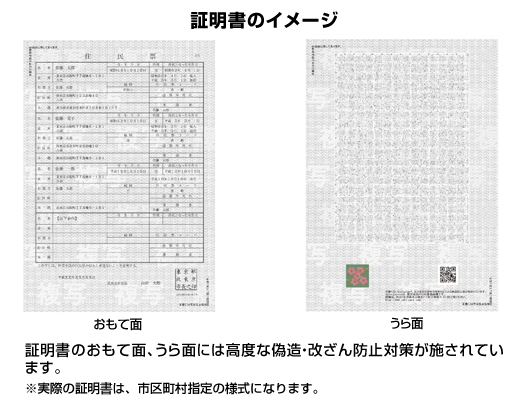 コンビニエンスストア等における証明書等の自動交付 コンビニ交付 ホーム