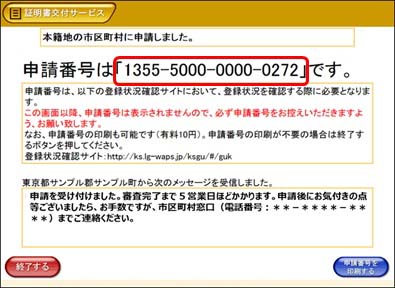 インターネット申請