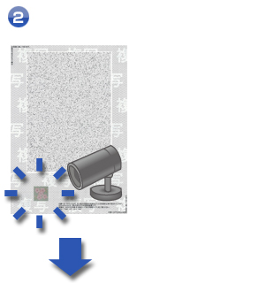 偽造防止検出画像の確認の流れ